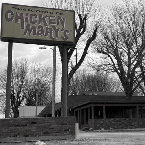 Chicken Mary's Sign